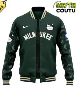 Milwaukee Bucks x Hello Kitty Night Special Edition Baseball Jacket