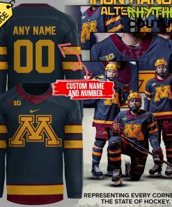 Minnesota Golden Gophers Special Iron Range Alternates Hockey Jersey