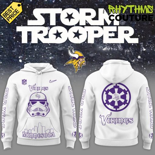 Minnesota Viking x Star Wars Stormtrooper White Hoodie