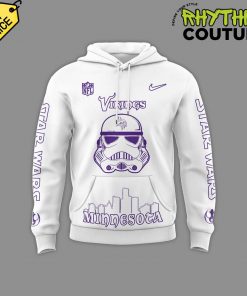 Minnesota Viking x Star Wars Stormtrooper White Hoodie