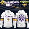 Minnesota Vikings x 2024 Firefighter Appreciation Night White Hoodie