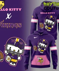 Minnesota Vikings x Hello Kitty Special Edition Purple Hoodie