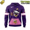 Minnesota Vikings x Hello Kitty Special Edition Purple Hoodie