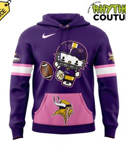 Minnesota Vikings x Hello Kitty Special Edition Purple Hoodie