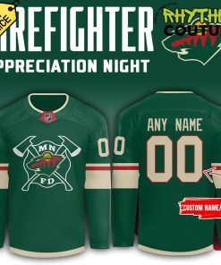 Minnesota Wild x 2024 Firefighter Appreciation Night Hockey Jersey