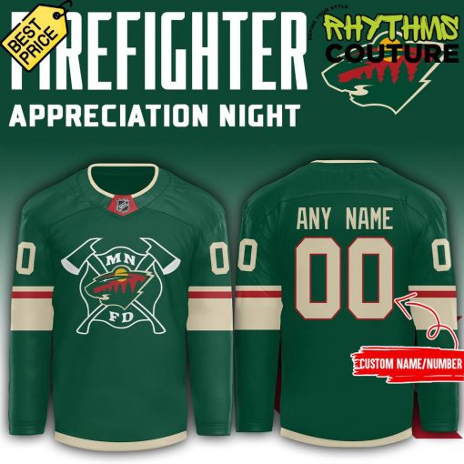 Minnesota Wild x 2024 Firefighter Appreciation Night Hockey Jersey