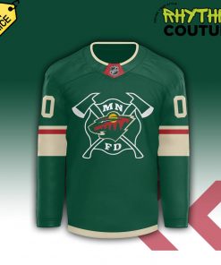 Minnesota Wild x 2024 Firefighter Appreciation Night Hockey Jersey