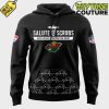 Minnesota Wild x 2025 Healthcare Appreciation Night Special Edition Black Hoodie 2