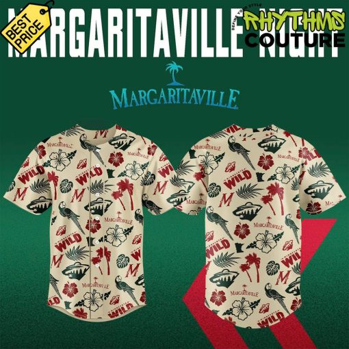 Minnesota Wild x Margaritaville Night Baseball Jersey