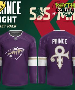 Minnesota Wild x Prince Night Purple Hockey Jersey