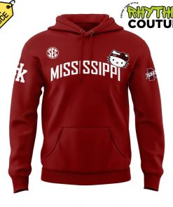 Mississippi State Bulldogs Basketball x Hello Kitty Special Edition Red Hoodie