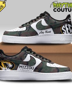 Missouri Tigers Football Military Appreciation Camo Air Force 1 Sneaker