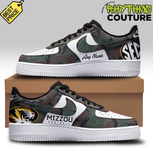 Missouri Tigers Football Military Appreciation Camo Air Force 1 Sneaker