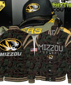 Missouri Tigers Football Military Appreciation Camo Baseball Jacket