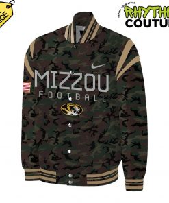 Missouri Tigers Football Military Appreciation Camo Baseball Jacket