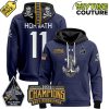 Navy Midshipmen 2024 CommanderInChiefs Trophy Champions Fear The Bones Hoodie