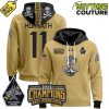 Navy Midshipmen 2024 CommanderInChiefs Trophy Champions Fear The Bones Hoodie