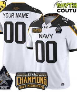 Navy Midshipmen 2024 Commander-In-Chiefs Trophy Champions Fear The Bones Jersey