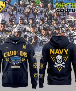 Navy Midshipmen Lockheed Martin Armed Forces Bowl Champions Limited Edition Navy Hoodie