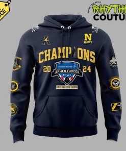 Navy Midshipmen Lockheed Martin Armed Forces Bowl Champions Limited Edition Navy Hoodie