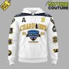 Navy Midshipmen Lockheed Martin Armed Forces Bowl Champions Limited Edition White Hoodie 2