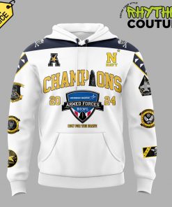 Navy Midshipmen Lockheed Martin Armed Forces Bowl Champions Limited Edition White Hoodie