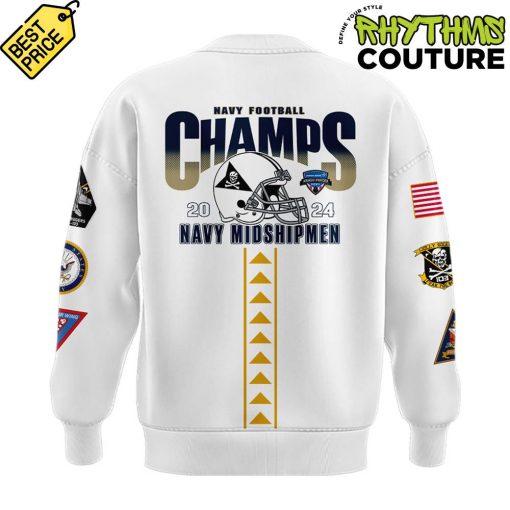 Navy Midshipmen Special Armed Forces Bowl Champions Sweatshirt