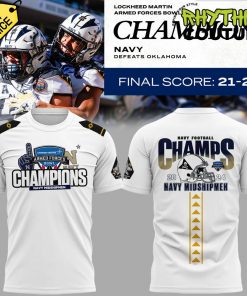 Navy Midshipmen Special Armed Forces Bowl Champions Tee