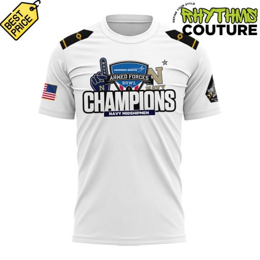 Navy Midshipmen Special Armed Forces Bowl Champions Tee