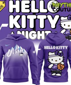 New Utah Jazz x Hello Kitty Special Edition Hoodie