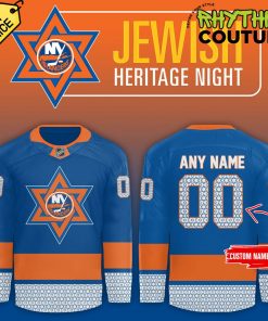 New York Islanders x 2024 NHL Jewish Heritage Night Special Edition Jersey