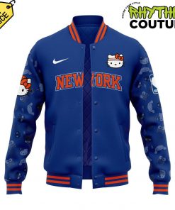 New York Knicks x Hello Kitty Night Special Edition Baseball Jacket