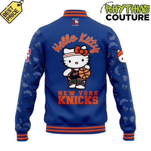 New York Knicks x Hello Kitty Night Special Edition Baseball Jacket