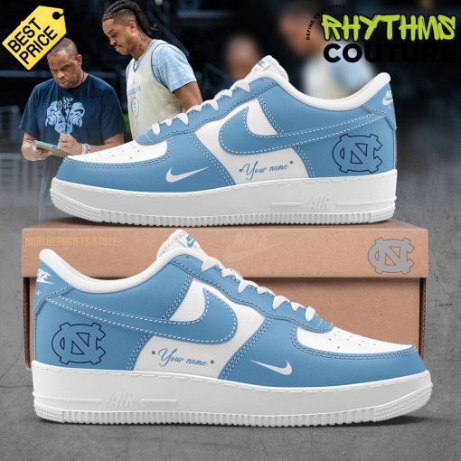 North Carolina Tar Heels Basketball Personalized Air Force 1 Sneaker