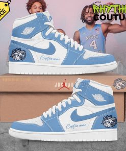 North Carolina Tar Heels Basketball Personalized Air Jordan 1 Sneaker