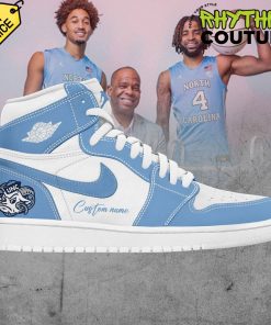 North Carolina Tar Heels Basketball Personalized Air Jordan 1 Sneaker