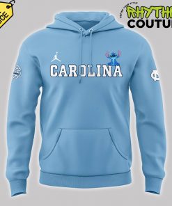 North Carolina Tar Heels Basketball x Stitch Blue Hoodie