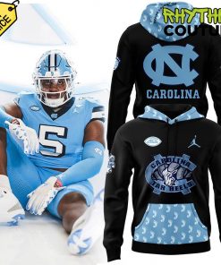 North Carolina Tar Heels Football 2024 Throwback Limited Black Hoodie