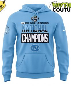 North Carolina Tar Heels Womens Soccer 2024 National Champions Blue Hoodie