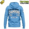 North Carolina Tar Heels Womens Soccer 2024 National Champions Blue Hoodie