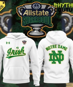 Notre Dame Fighting Irish Allstate Sugar Bowl White Hoodie