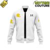 Notre Dame Fighting Irish Coach Marcus Freeman White Baseball Jacket