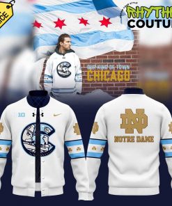 Notre Dame Fighting Irish Hockey Frozen Confines Baseball Jacket