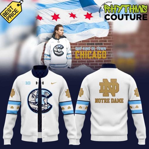 Notre Dame Fighting Irish Hockey Frozen Confines Baseball Jacket