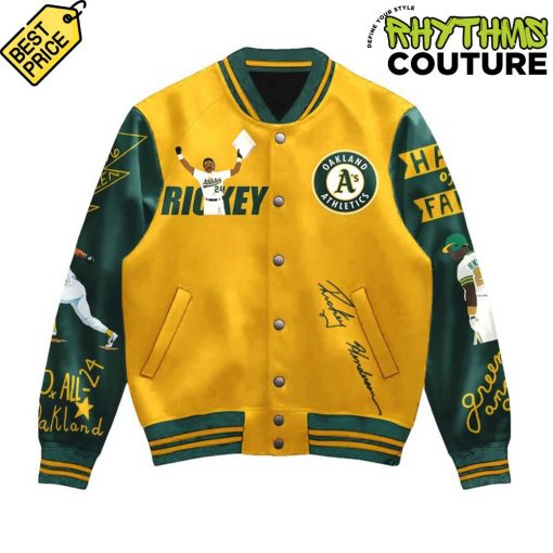 Oakland Athletics Honor Rickey Henderson’s Legacy Baseball Jacket