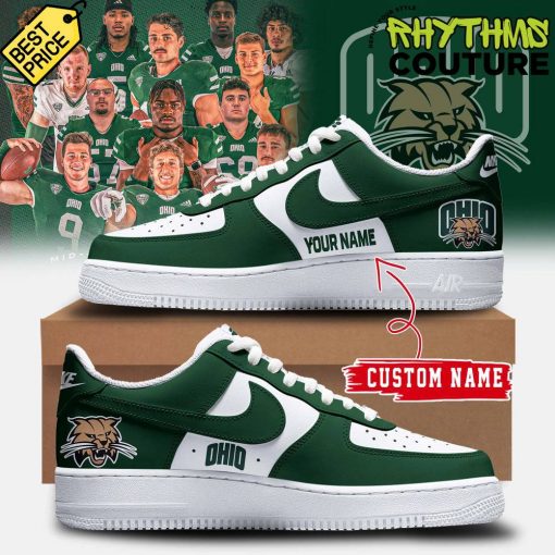 Ohio Bobcats 2024 MAC Champions Special Edition Air Force 1 Sneaker