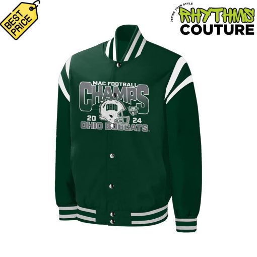 Ohio Bobcats 2024 MAC Champions Special Edition Bomber Jacket