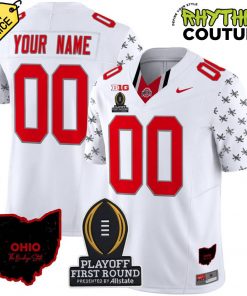 Ohio State Buckeyes 2024 Playoff First Round Football Jersey