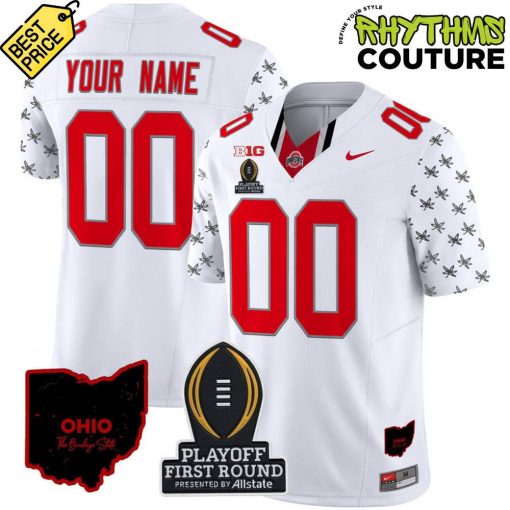 Ohio State Buckeyes 2024 Playoff First Round Football Jersey