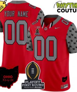 Ohio State Buckeyes 2024 Playoff First Round Football Jersey